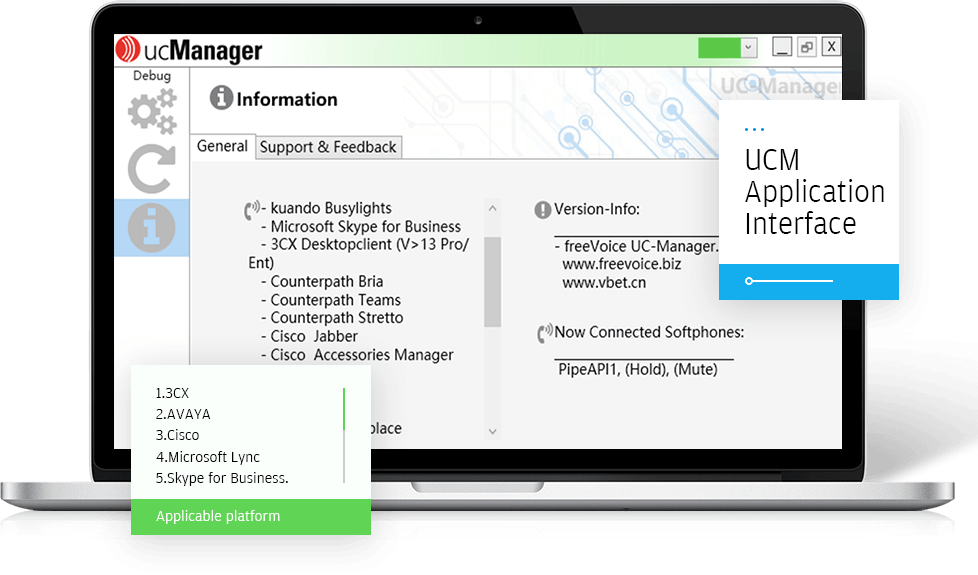 UCM Application Interface